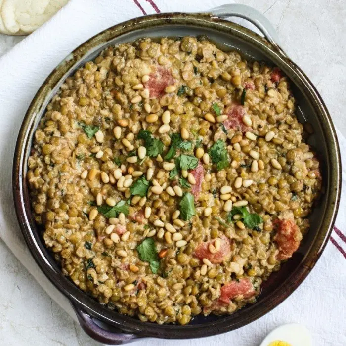 Tahini Lentils